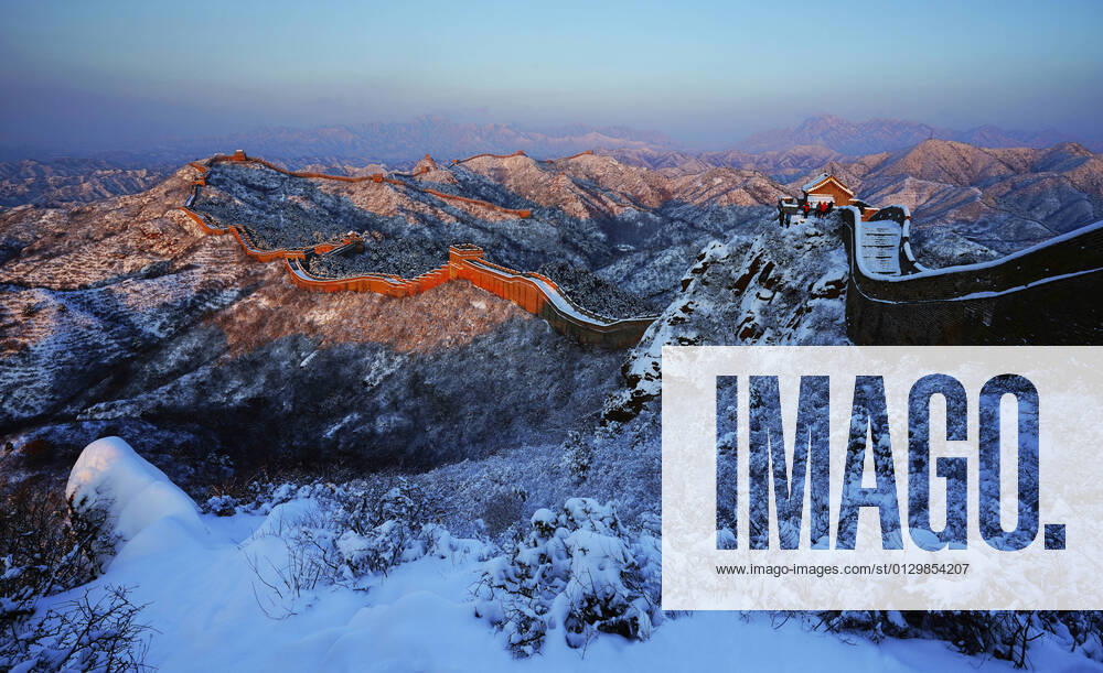 The Great Wall snow China, 20 10 2020,