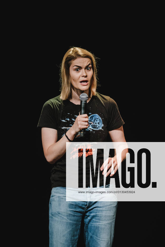 Hazel Brugger Bern, Switzerland. 14th, August 2021. The Swiss-German comedian Hazel Brugger performs a live stand-up comedy show at Bierh?beli in Bern. Bern Switzerland