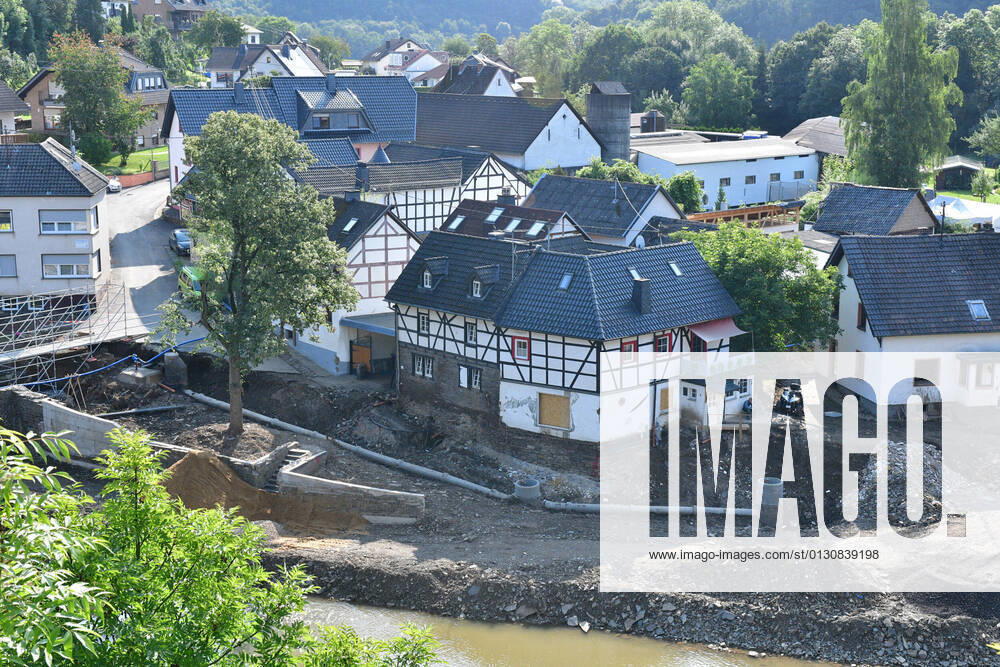 The village of Schuld in the Ahr valley destroyed by the flood on Saturday 21 8 2021