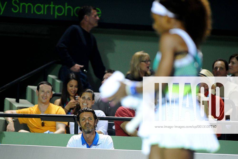 Serena Williams (USA) Patrick Mouratoglou (FRA) TENNIS : Tournoi de Miami - WTA Tennis Damen - 23 03 2013 virginiebouyer tennismag panoramic