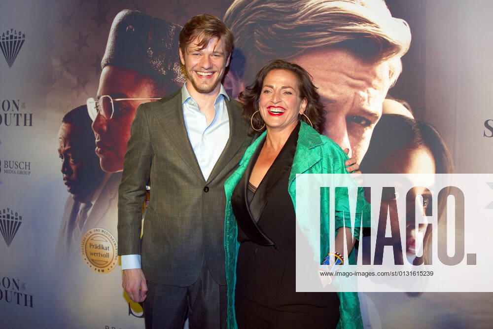 Lucas Till and Nicole Ansari Cox at the premiere of the movie Son of the South at the cinema Babylon Berlin, 25 08 2021 Foto:xC.xBehringx xFuturexImage