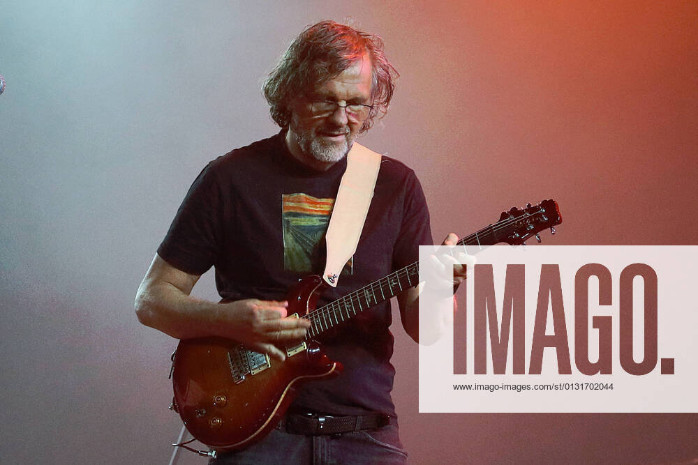 MOSCOW, RUSSIA – AUGUST 26, 2021: Serbian filmmaker and actor Emir Kusturica performs in a concert titled ‘Maskarad Po ... Plyashem†Masquerade: Letâ€s Dance at Music Media Dome. Vladimir Gerdo TASS TS10DE09