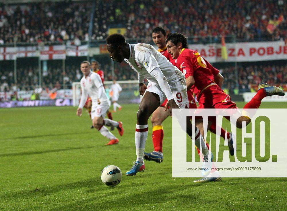 England s Danny Welbeck gets booked for diving..Montenegro v England- World Cup Qualifier - Podgorica City Stadium, Podgorica- 26 03 13 - Picture David Klein Sportimage .