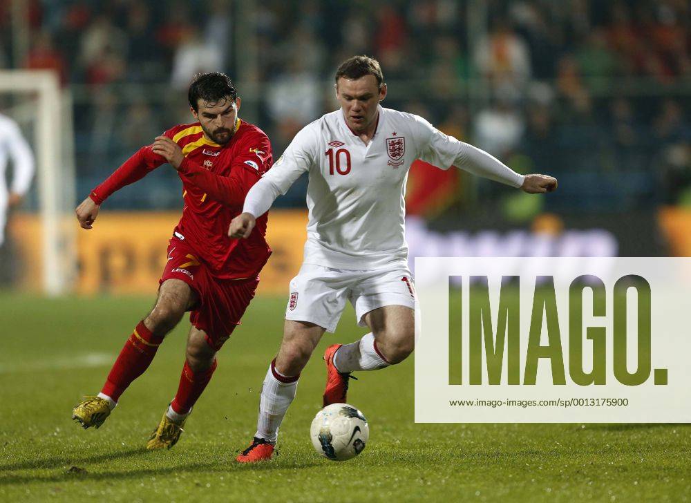 England s Wayne Rooney in action..Montenegro v England- World Cup Qualifier - Podgorica City Stadium, Podgorica- 26 03 13 - Picture David Klein Sportimage .