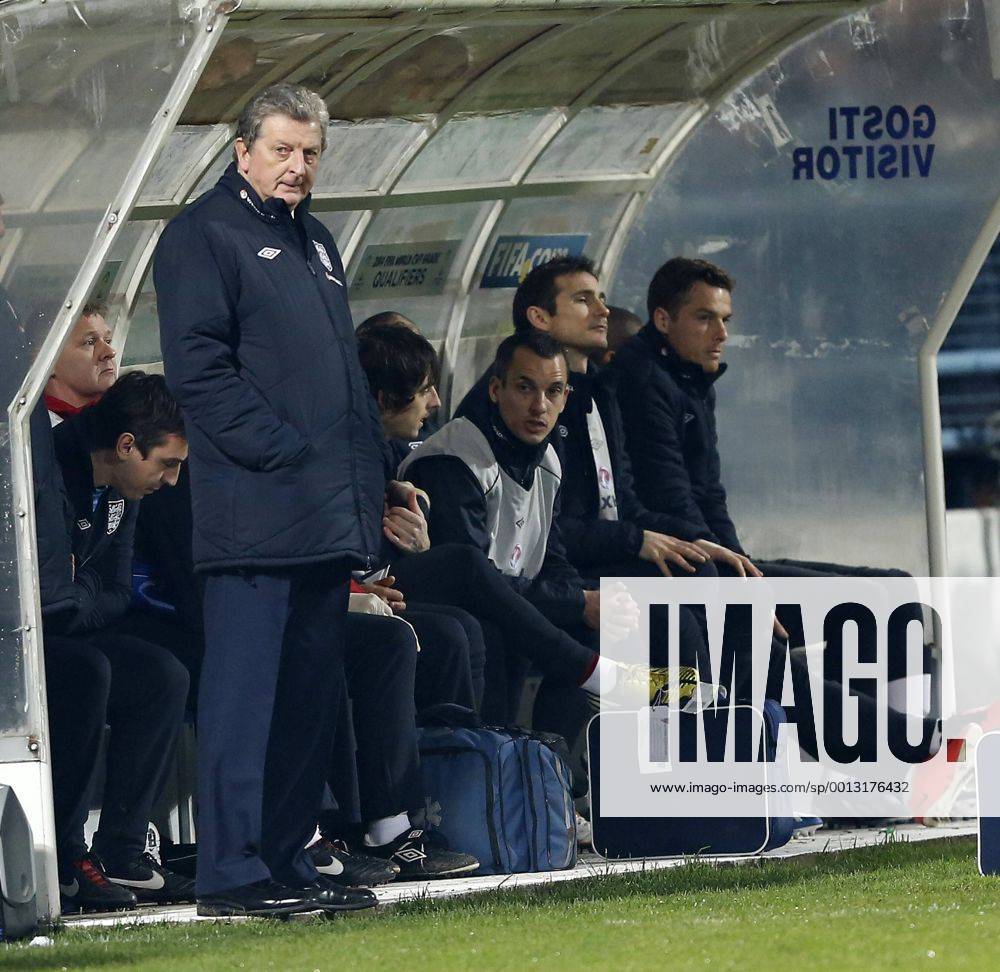England s Roy Hodgson looks on ..Montenegro v England- World Cup Qualifier - Podgorica City Stadium, Podgorica- 26 03 13 - Picture David Klein Sportimage .