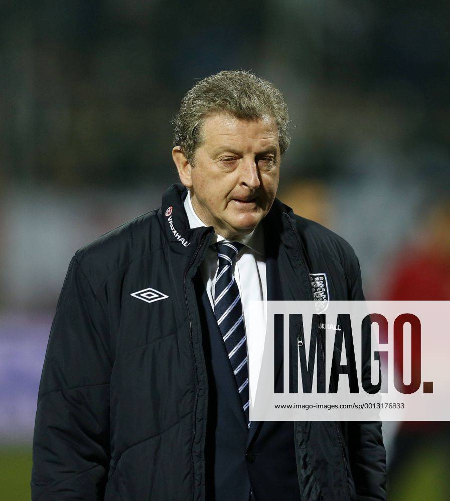 England s Roy Hodgson looks on dejected..Montenegro v England- World Cup Qualifier - Podgorica City Stadium, Podgorica- 26 03 13 - Picture David Klein Sportimage .