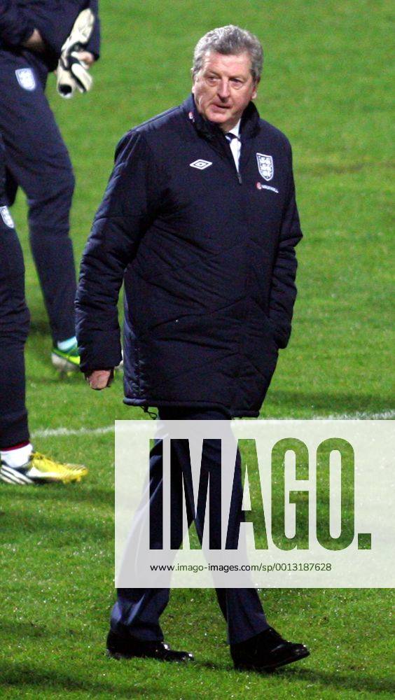 Podgorica(Montenegro) Montenegro-England FIFA world cup Brazil qualifiers men football Roy Hodgson England head coach after match :