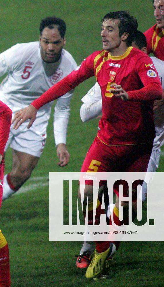 Podgorica(Montenegro) Montenegro-England FIFA world cup Brazil qualifiers men football Vladimir Volkov(R) Montenegro :