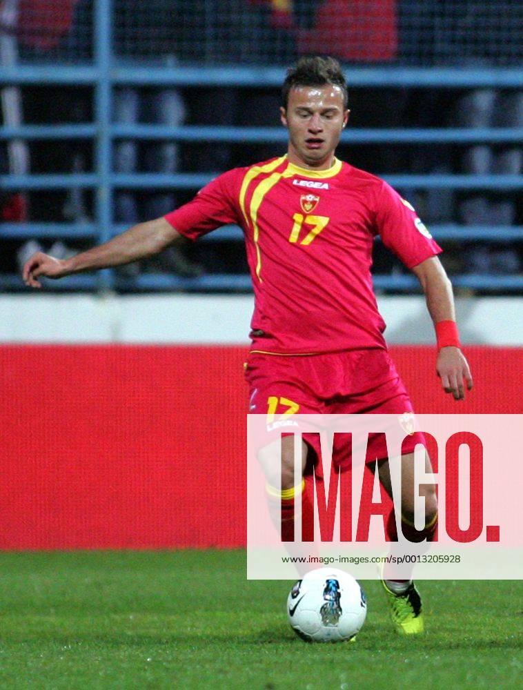 Podgorica(Montenegro) Montenegro-England FIFA world cup Brazil qualifiers men football Elsad Zverotic Montenegro :