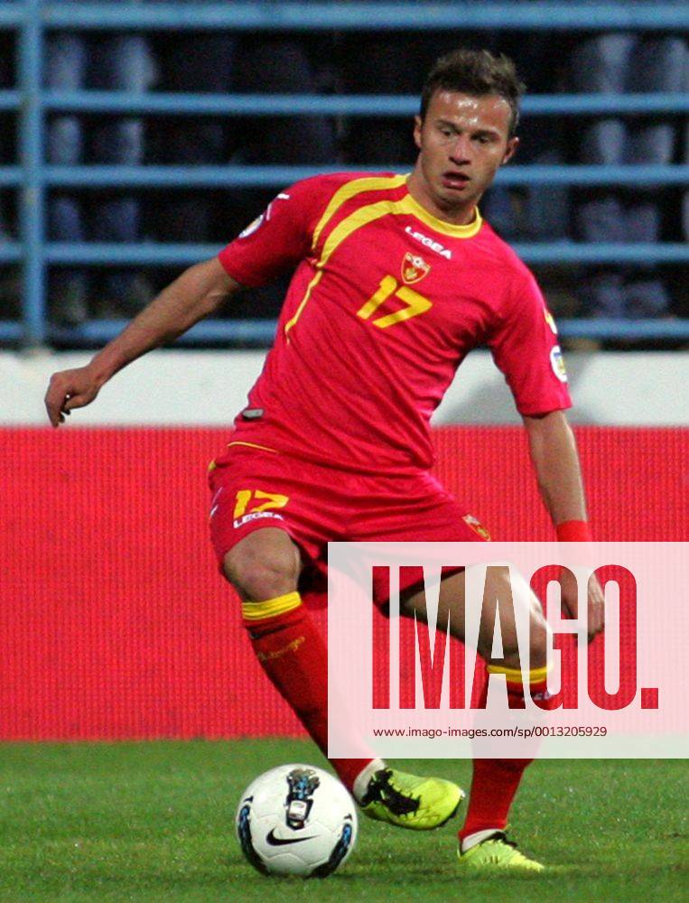 Podgorica(Montenegro) Montenegro-England FIFA world cup Brazil qualifiers men football Elsad Zverotic Montenegro :