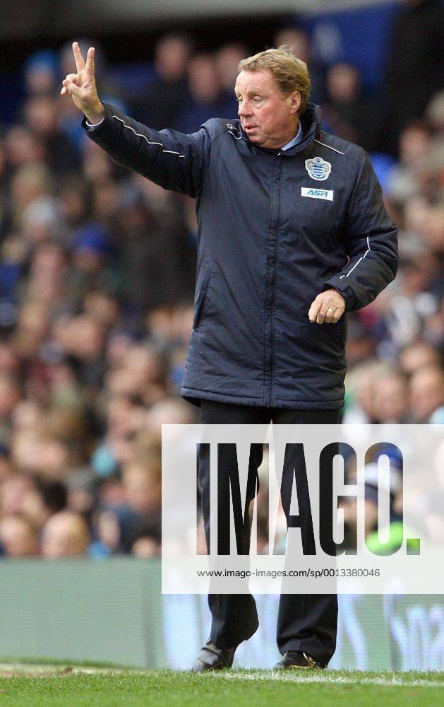 QPR Manager Harry Redknapp- Barclays Premier League - Everton vs Queens Park Rangers - Goodison Park -Liverpool- 13th April 2013 - Credit Paul Bradbury Sportimage .