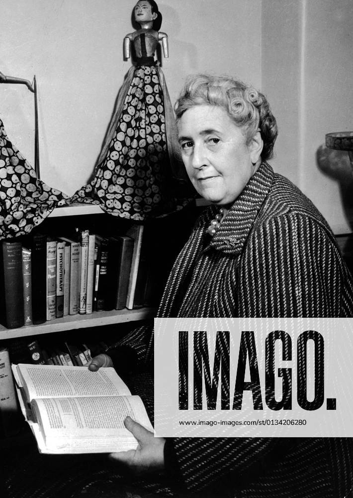English crime mystery writer Agatha Christie, circa 1949 File Reference 34145-429THA