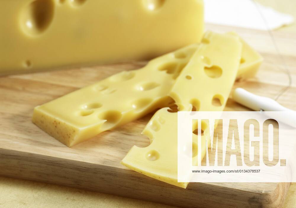 Emmentaler, Swiss cheese made from cows milk