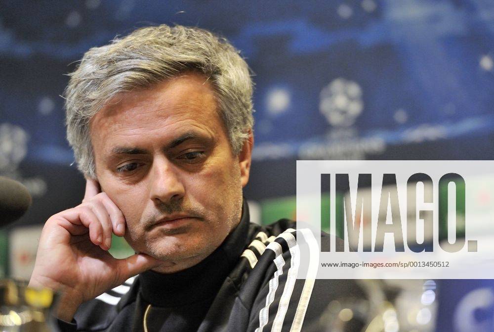 Jose Mourinho, coach and manager of Real Madrid C.F., in the press conference before the game- Turk Signal Iduna Park- Dortmund- Germany - 23 04 2013 - FrancescaxCeciarini NJF Media