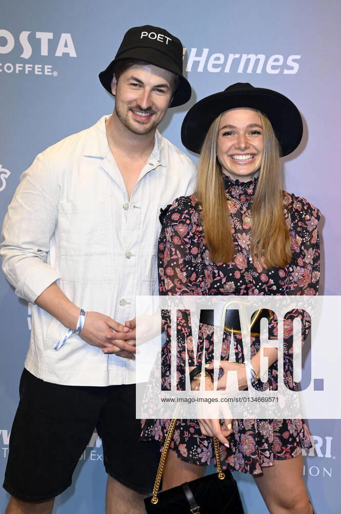 Nicolas Puschmann and Lola Weippert at the Tom Tailor Fashion Show at About You Fashion Week at Kraftwerk Berlin Berlin, 15 09 2021 Foto:xF.xFuturexImage