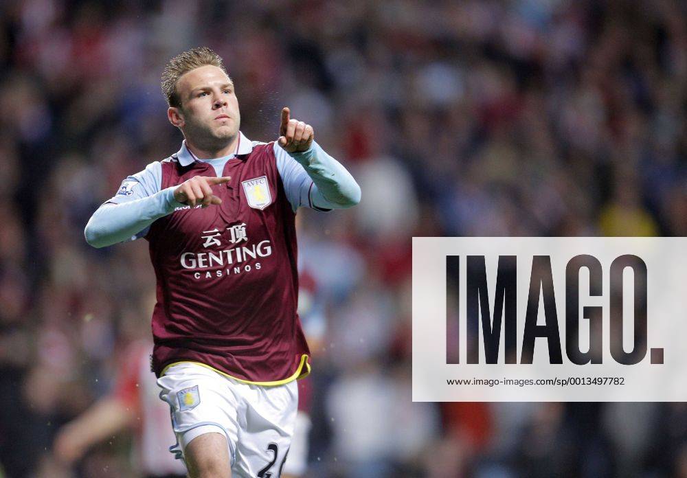 Andreas Weimann of Aston Villa celebrates scoring his sides second goal of the game - Barclays Premier League - Aston Villa vs AFC Sunderland FC - Villa Park Birmingham - Season 12 13 - 29th April 2013 - .