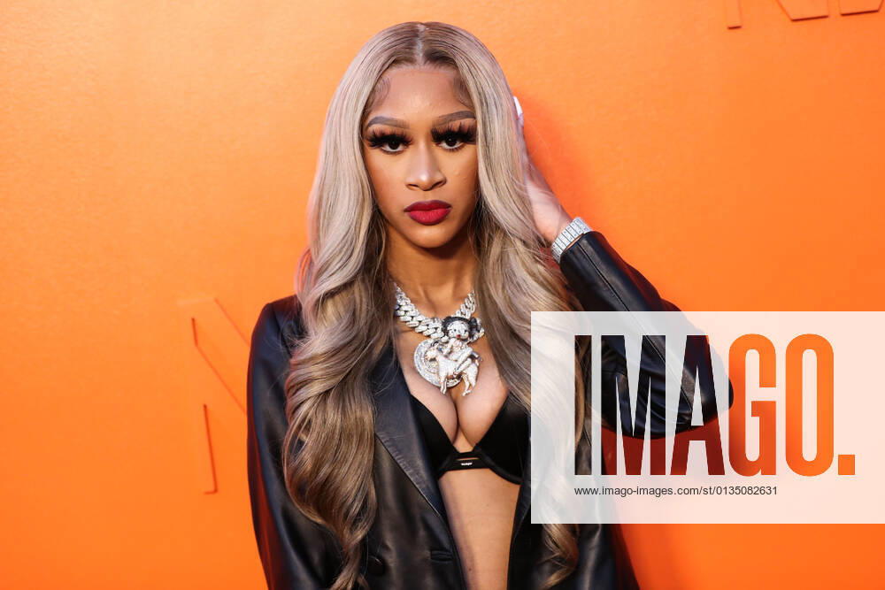MARCELL VON BERLIN Spring Summer 2021 Runway Fashion Show - Arrivals BEVERLY HILLS, LOS ANGELES, CALIFORNIA, USA - SEPTEMBER 16: Rapper Lakeyah Danaee Robinson arrives at the MARCELL VON BERLIN Spring Summer 2021 Runway Fashion Show held at the Sheats Goldstein Residence on September 16, 2021 in Beverly Hills, Los Angeles, California, United States. Beverly Hills California United States collin-marcellv210916_nphfO