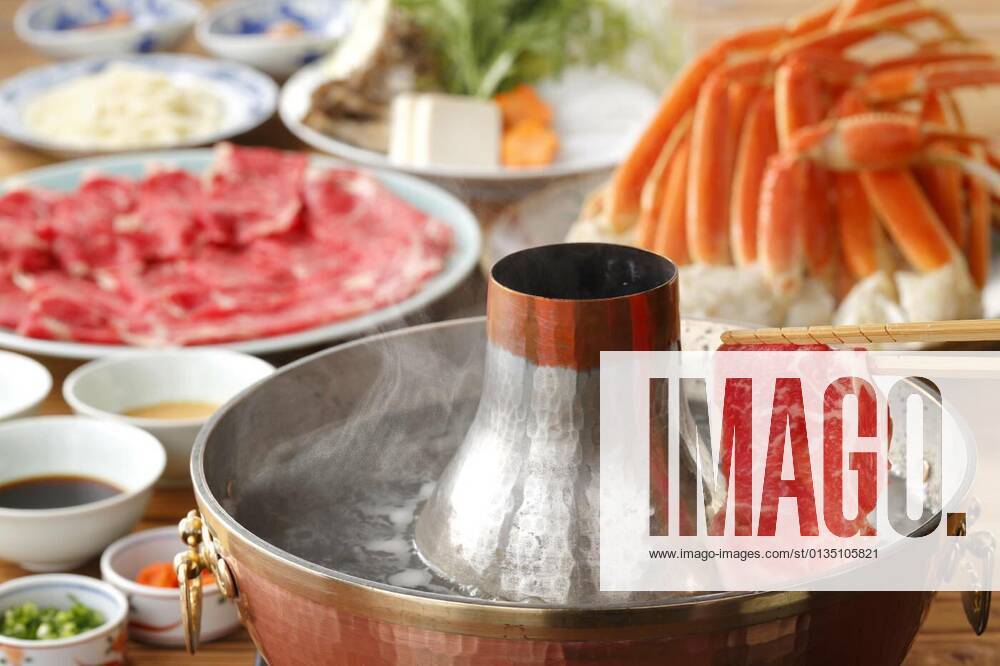 Hot pot of fresh beef and crab in Thai style, 11.10.2020,