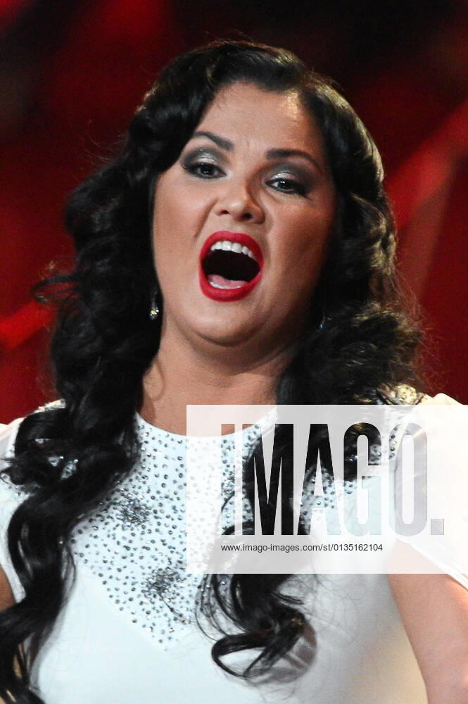 Russia Opera Singer Netrebko Anniversary 6653972 18.09.2021 Opera singer Anna Netrebko performs during a concert marking her 50th birthday, at the State Kremlin Palace, Moscow, Russia. Ramil Sitdikov Sputnik Moscow Russia