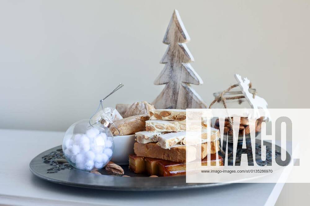 Turron, mantecados and polvorones, typical spanish christmas sweets, 12.10.2020,