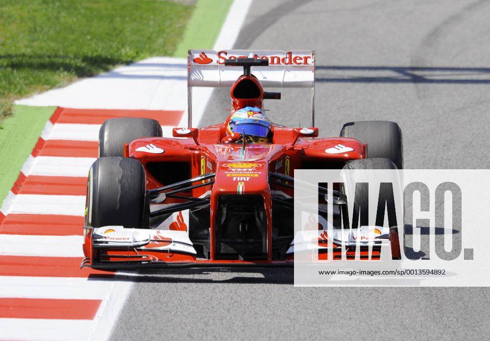 Fernando Alonso (ESP), Ferrari F138 beim Formel 1 Rennen Grosser Preis von Spanien auf dem Circuit de Catalunya in Montmelo bei Barcelona, Spanien