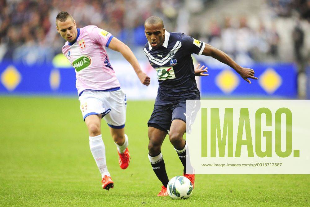 Kevin Berigaud (Evian) vs Nicolas Maurice Belay (Bordeaux) FOOTBALL : Evian Thonon Gaillard vs Bordeaux - Finale coupe de France - 31 05 2013 JBAutissier Panoramic