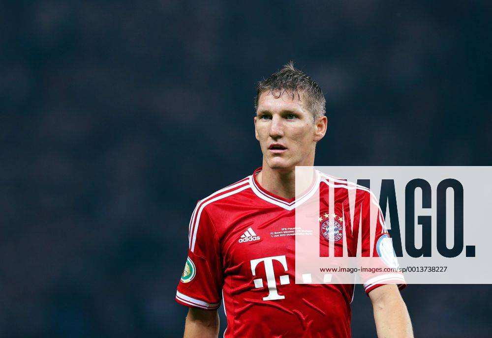 Bastian Schweinsteiger (Bayern) . FC Bayern München - VfB Stuttgart . Berlin, GER, 01.06.2013 , Finale Fussball-DFB-Pokal 2012-2013 .