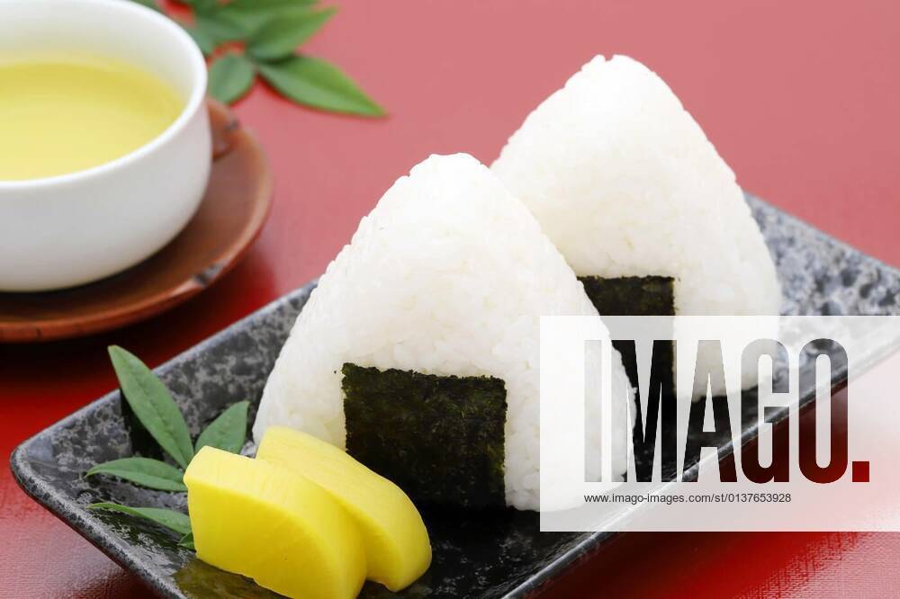 Onigiri, Japanese food, Japanese rice ball, rice triangle with seaweed, 13.10.2020,