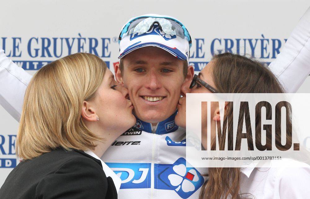 Schweiz, Buochs 11.06.2013 : Radsport Tour de Suisse 2013 4. Etappe Innertkirchen-Buochs DEMARE Arnaud (Fra) FDJ (FDJ) Sieger 4. Etappe