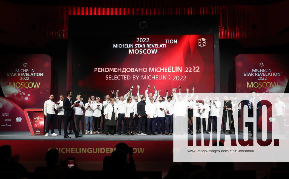 A ceremony takes place at the Zaryadye Concert Hall to award Michelin stars to Moscow restaurants and chefs as well as to introduce the first Michelin Guide to Moscow. Vyacheslav Prokofyev TASS TS1143E9
