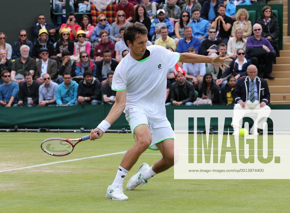 Wimbledon, London, England. Day five of the The Wimbledon Tennis Championships 2013 held at The All England Lawn Tennis and Croquet Club, London, England, UK. Sergiy Stakhovsky (UKR) xKieranxGalvinx ActionPlus11423984