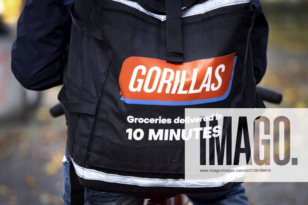 AMSTERDAM A flash deliverer of gorillas en route in Amsterdam ANP RAMON VAN FLYMEN
