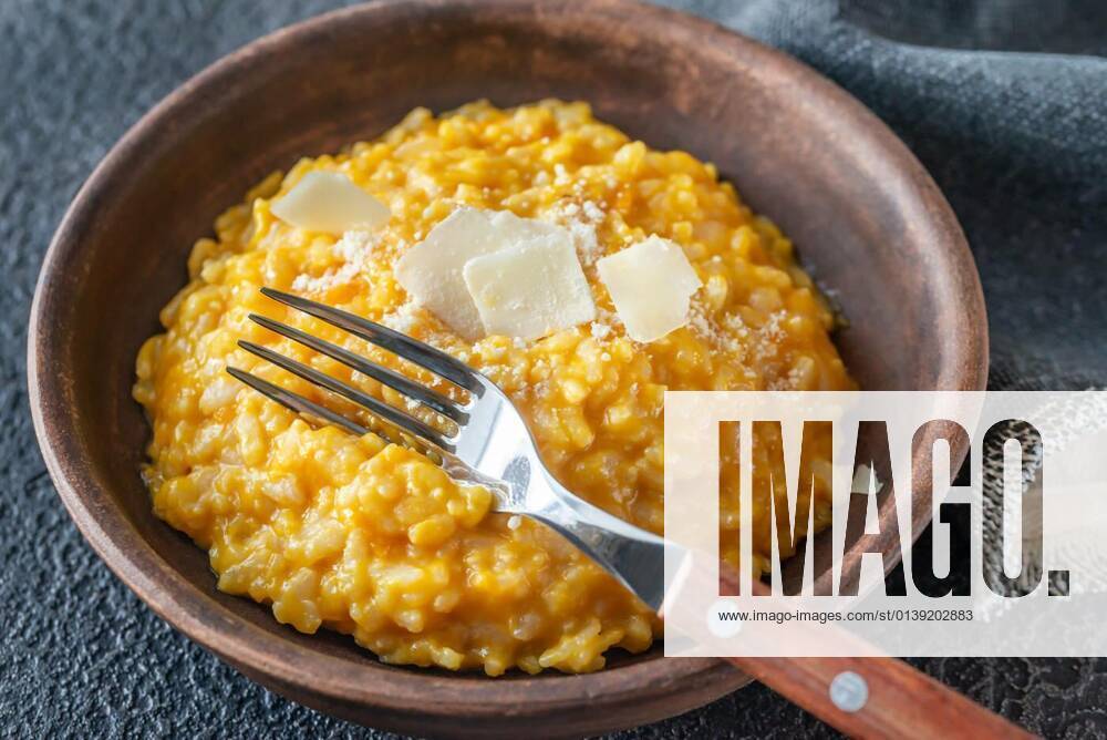 IMAGO Creative, Herbst, Food, Kürbis-Risotto Portion of pumpkin risotto, 13.10.2020,