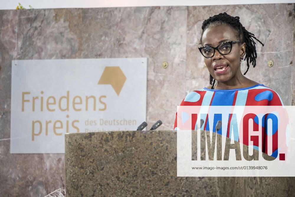 At the end of the Frankfurt Book Fair, the author Tsitsi Dangarembga Foto from Zimbabwe received the Peace Prize