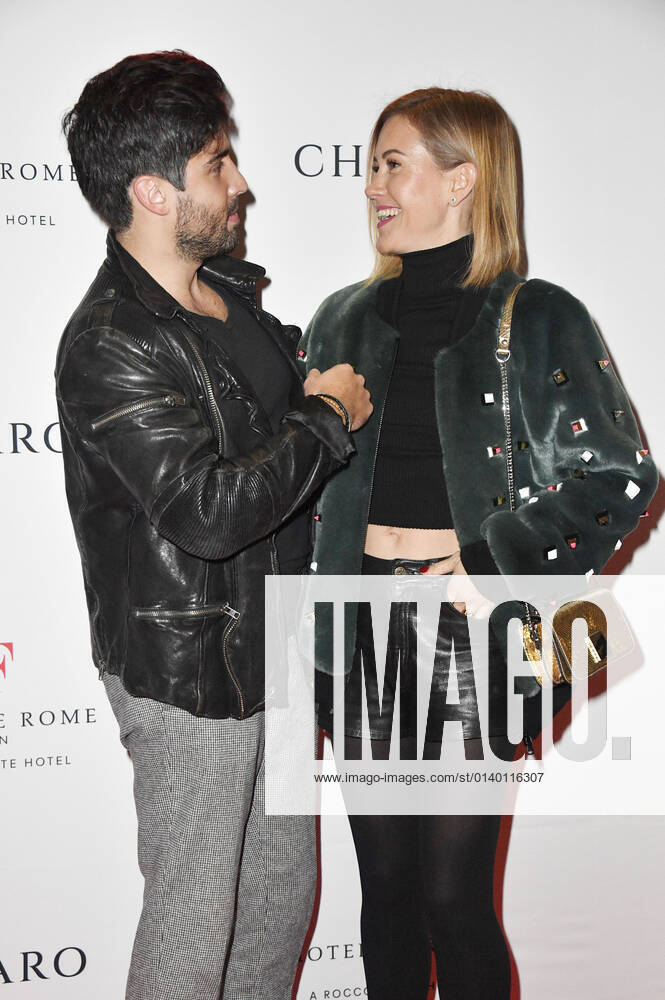 Wolke Hegenbarth with partner Oliver Vaid at the opening of the new restaurant Chiaro at the Hotel de Rome Berlin, 24 10 2021 Foto:xN.xKubelkax xFuturexImage