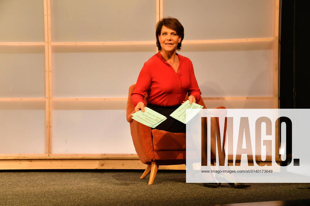 Janina Hartwig Photo Rehearsal Four Star Hours Comedy at the Bayerischer Hof Theater Munich 25 October 2021