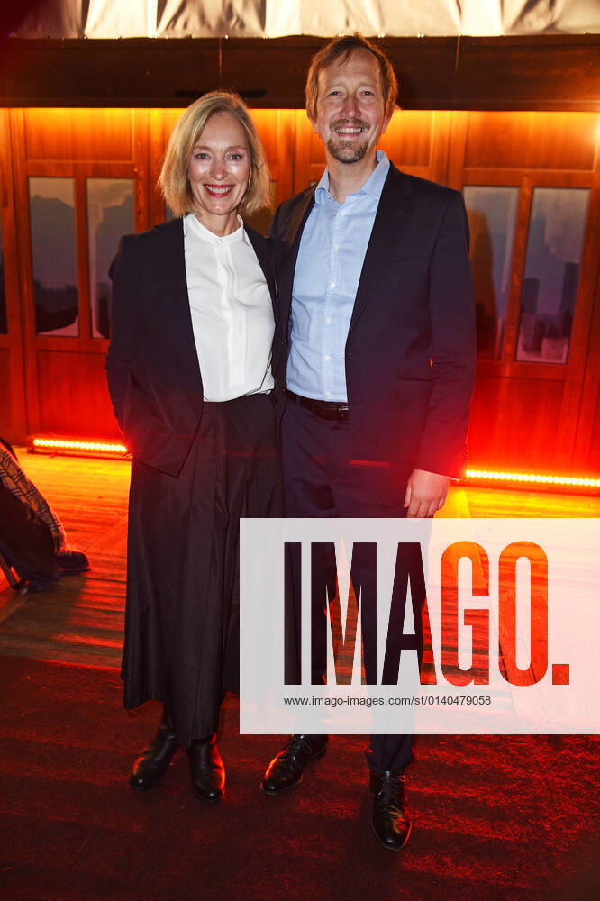 Katja Weitzenboeck with husband Hergen Woebken at the 10 Diabetes Charity Gala at the Tipi am Kanzleramt in Berlin on 28 10 2021