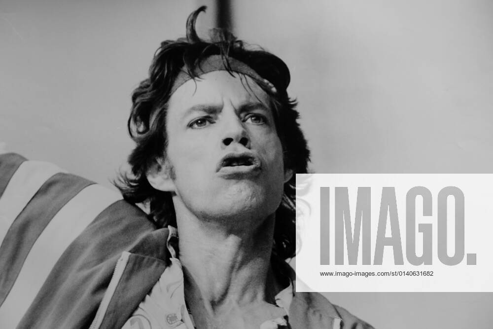 The Rolling Stones frontman Mick Jagger shows off his infamous pout during a gig at Roundhay Park, Leeds, England. , Mick Jagger Roundhay Park, Leeds, UK, Ref:VM SHO Mick Jagger pout.jpg, Mick Jagger, The Rolling Stones, gig, Roundhay Park, Leeds, Live at Leeds, UK