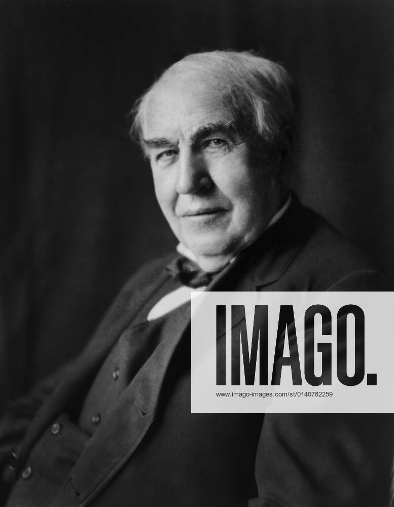 Thomas Alva Edison (1847-1931), American Inventor, half-length Portrait, Louis Bachrach, Bachrach Studios, 1922