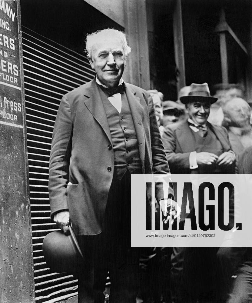 Thomas Alva Edison (1847-1931), American Inventor, three-quarter length Portrait, National Photo Company, 1926