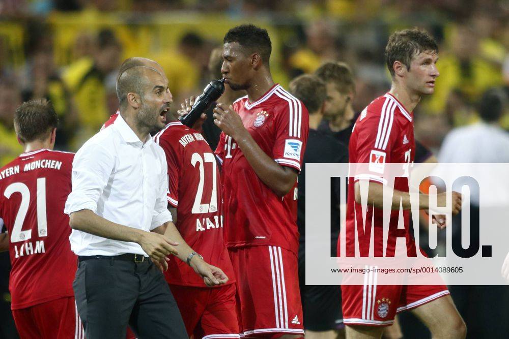 Supercup Deutschland 2013 Borussia Dortmund vs. FC Bayern München 4:2 HIER Pep Guardiola und seine Spieler vom FC Bayern München