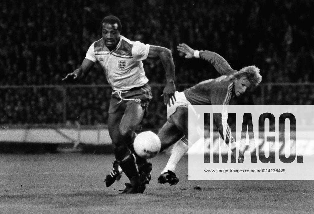 Football - 1982 International Friendly - England 1 West Germany 2 England s Cyrille Regis at Wembley. 13 10 1982