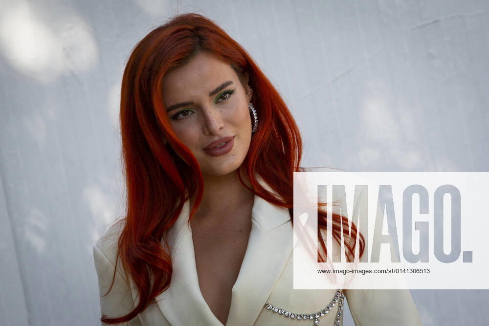 Bella Thorne attends the 16th Rome Film Fest at the Auditorium Parco della Musica in Rome. Rome Italy - ZUMAs197 20211016_zab_s197_012