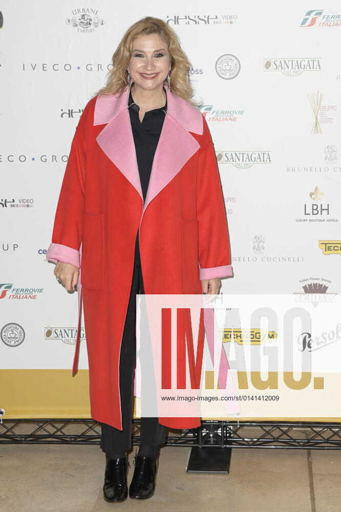 Simona Bortone attends the red carpet of the 61st Globo D Oro Award at the Auditorium Parco della Musica. Rome Italy - ZUMAs197 20211108_zaa_s197_081
