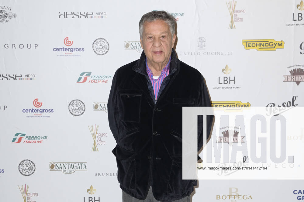 Renato Pozzetto attends the red carpet of the 61st Globo D Oro Award at the Auditorium Parco della Musica. Rome Italy - ZUMAs197 20211108_zaa_s197_093