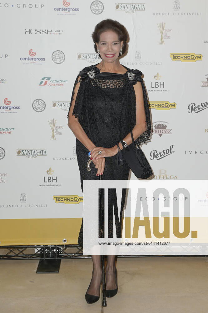 Marisela Federici attends the red carpet of the 61st Globo D Oro Award at the Auditorium Parco della Musica. Rome Italy - ZUMAs197 20211108_zaa_s197_126