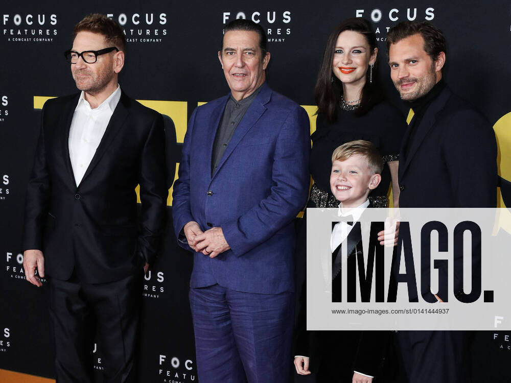 Los Angeles Premiere Of Focus Features Belfast Actors Kenneth Branagh, Ciaran Hinds, Caitriona Balfe, Jude Hill and Jamie Dornan arrive at the Los Angeles Premiere Of Focus Features Belfast held at the Academy Museum of Motion Pictures on November 8, 2021 in Los Angeles, California, United States. Los Angeles California United States