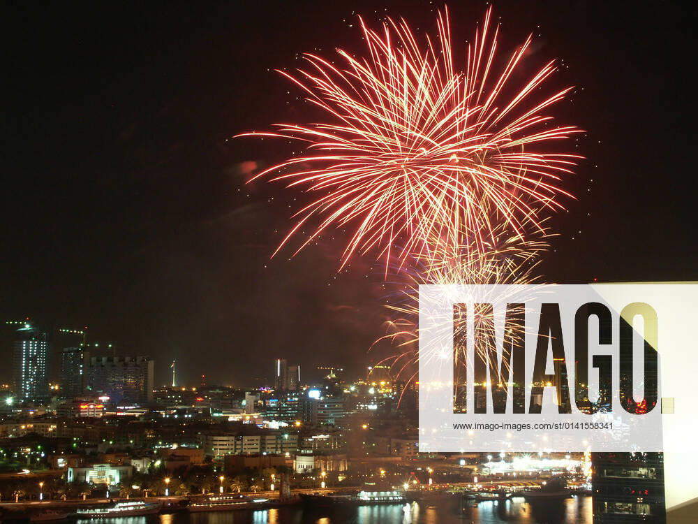Fireworks over Dubai, United Arab Emirates, Dubai fireworks over Dubai, United Arab Emirates, Dubai BLWS655682