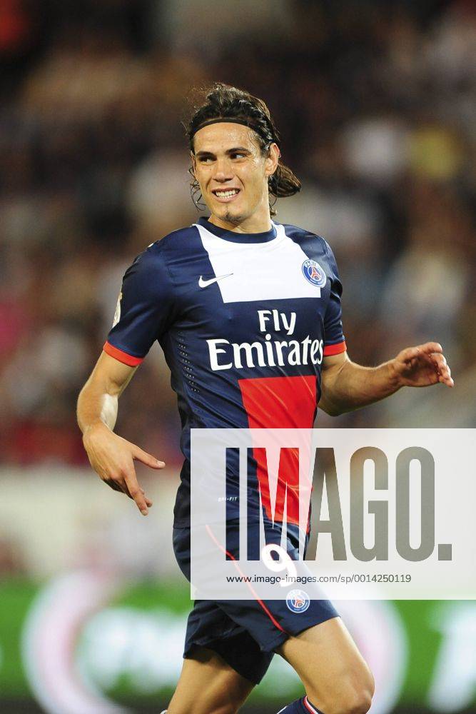 Deception Edinson Cavani (PSG) FOOTBALL : PSG vs Ajaccio - L1 - 18 08 2013 JBAutissier Panoramic