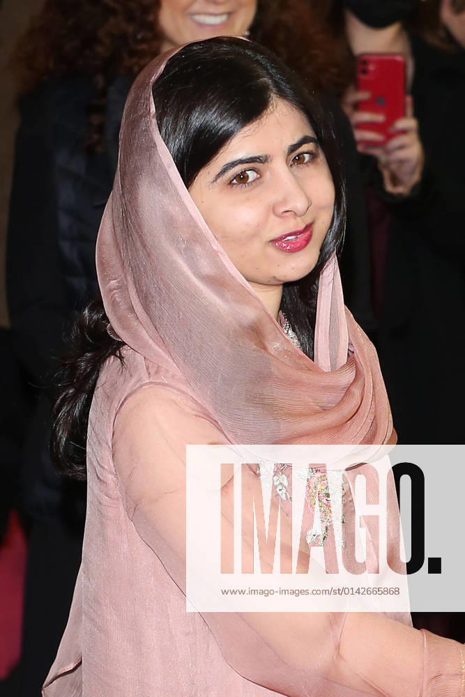 Berühmte Feministinnen, Malala Yousafzai Malala Yousafzai attends the Special Gala Performance of Cinderella to support The Malala Fund at the Gillian Lynne Theatre in London. NOVEMBER 18th 2021 MDRx21626